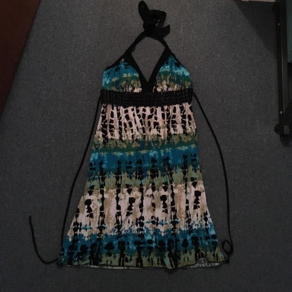 BCX Colorful bright dress.  Worn once! Small